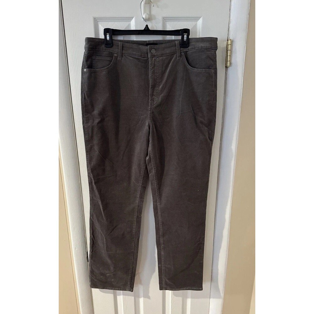 Talbots Straight Leg Five Pocket Corduroy Pants Size 16 Straight Gray NWT - Picture 7 of 10